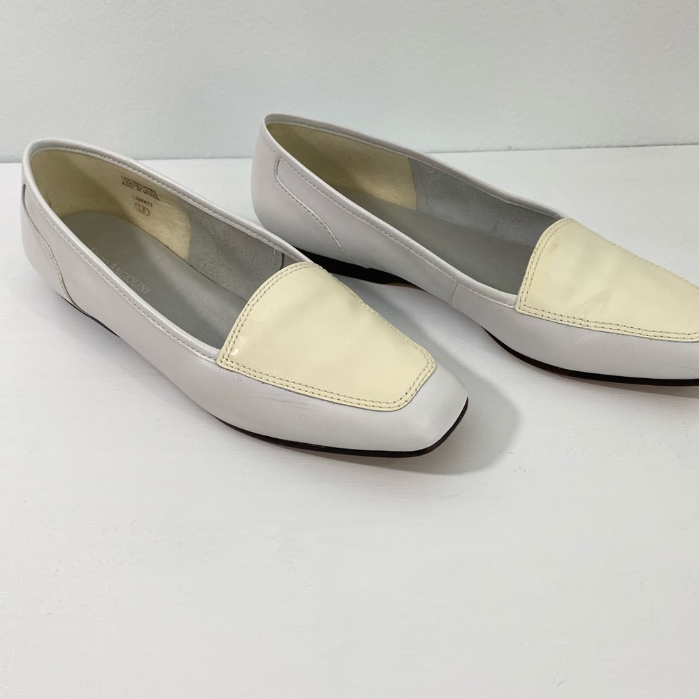 Enzo Angiolini Leather Spectator Loafer 9.5 - Picture 2 of 10
